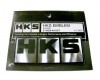 HKS Block Logo Emblem Silver - P/N: 51003-AK027